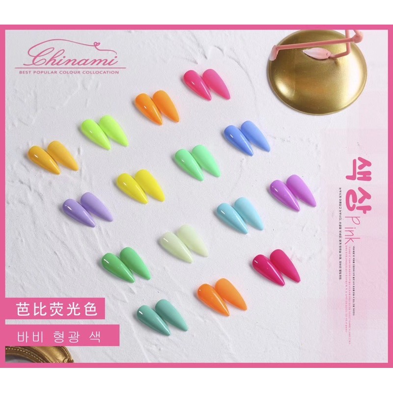 Set sơn dạ quang 15 màu Very good nail