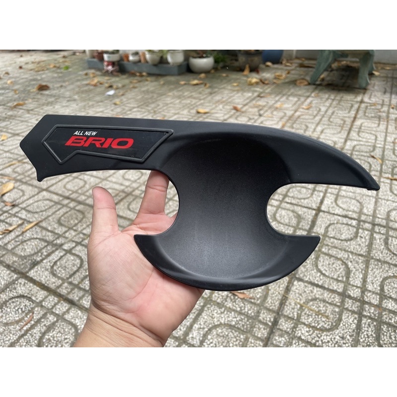 Bộ Ốp tay, ốp hõm tay cửa màu đen Honda Brio