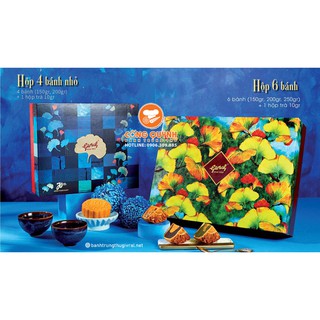 Bánh Trung Thu Givral Combo Trăng Yêu Thương 1 hộp 6 bánh