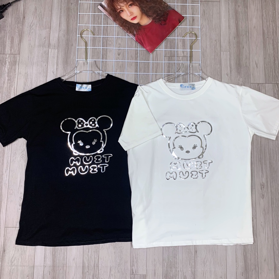 Áo thun Unisex tay lỡ Nam Nữ, Form rộng, áo phông nữ rộng Free size, cotton, dày dặn, in hinh hello kitty, không nhăn