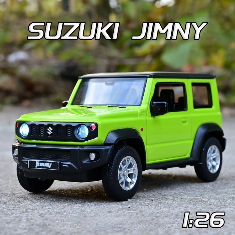 Mô Hình Xe Hơi SUZUKI JIMNY Có Đèn Và Âm Thanh Bằng Hợp Kim Tỉ Lệ 1: 26 Làm Quà Sinh Nhật Cho Bé Trai