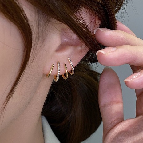 Hoa tai bông tai đá đi tiệc, đám cưới sang chảnh her.accessories H107