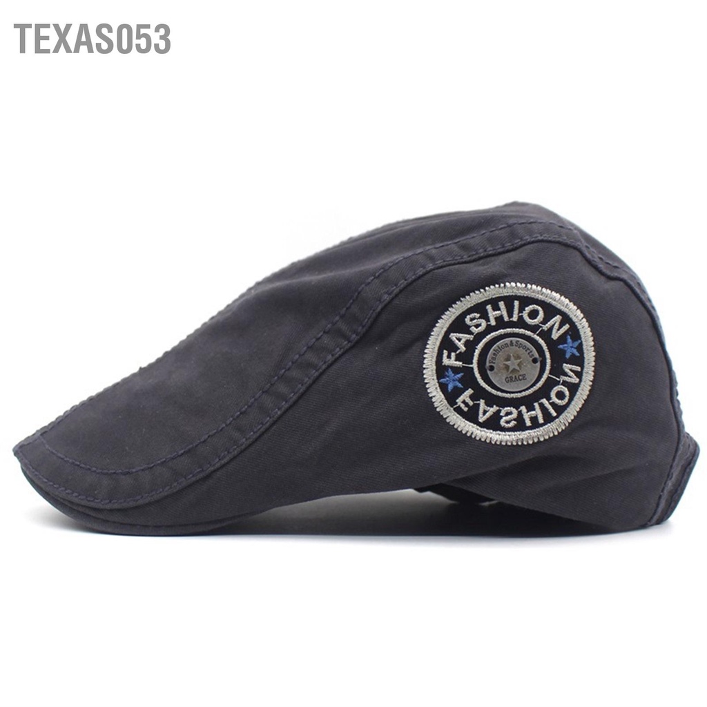 Texas053 Mũ beret dành cho nam Phong cách đơn giản Bông mềm mại thời trang Thông thường phục hàng ngày