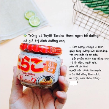 Trứng Cá Tuyết Tarako Nhật Bản 50gr