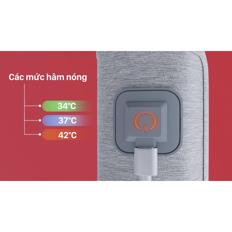 Dụng cụ hâm sữa tay di động Ready 1 Fatzbaby FB1301TN