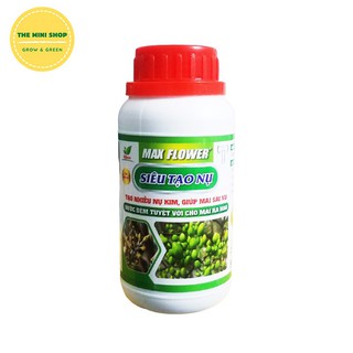 Chai 250ml Phân bón Max Flower siêu tạo nụ, dưỡng nụ, tạo hoa cho hoa mai, mai vàng
