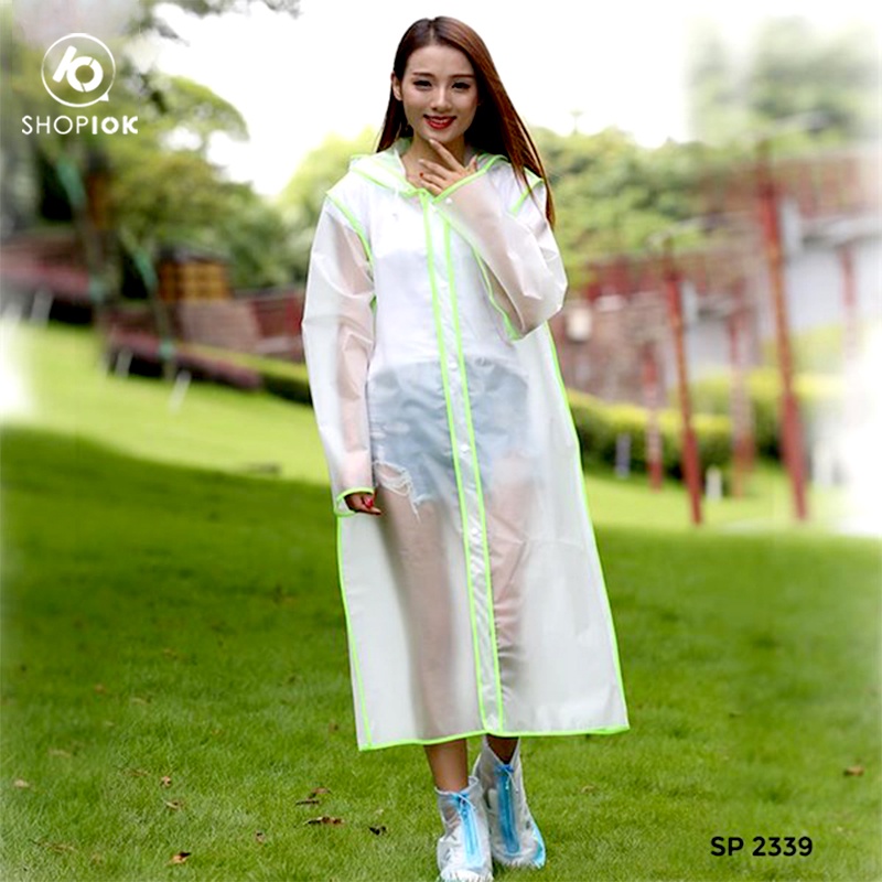 Áo mưa thời trang trong suốt chất lượng cao EVA (GIAO MÀU NGẪU NHIÊN) - SP002339