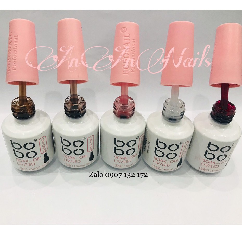 Sơn thạch bobo lẻ chai màu hot, sơn gel bobo anannails