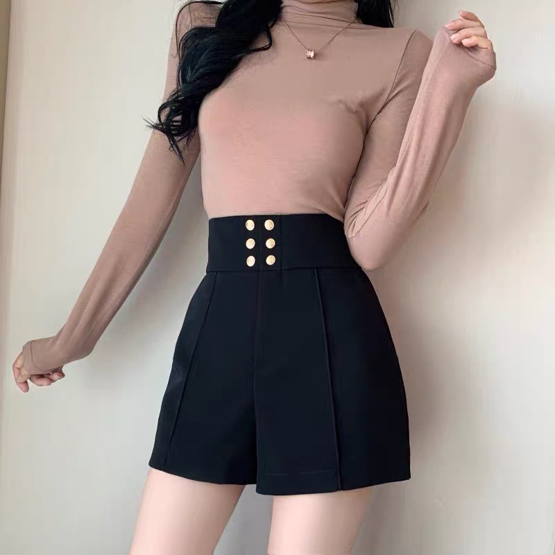 Quần Cạp Cao Cao Cấp Đính 6 Khuy QCC397