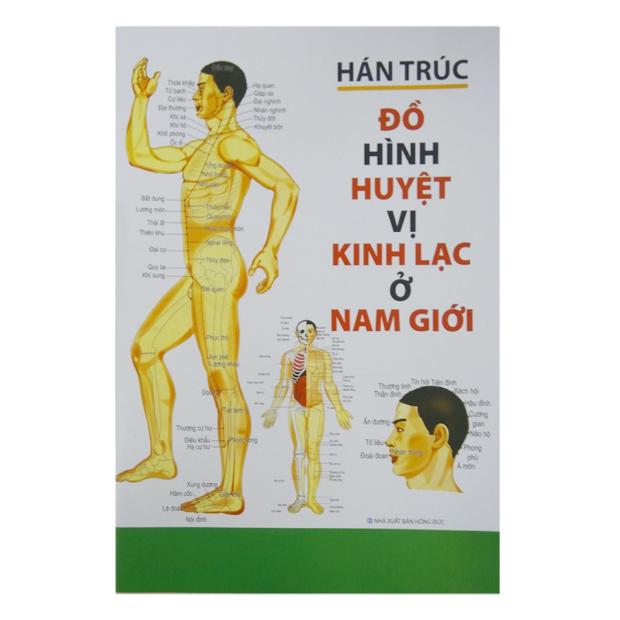 Sách - Đồ Hình Huyệt Vị Kinh Lạc Ở Nam Giới - Hán Trúc - Tái Bản Năm 2019 minh lâm