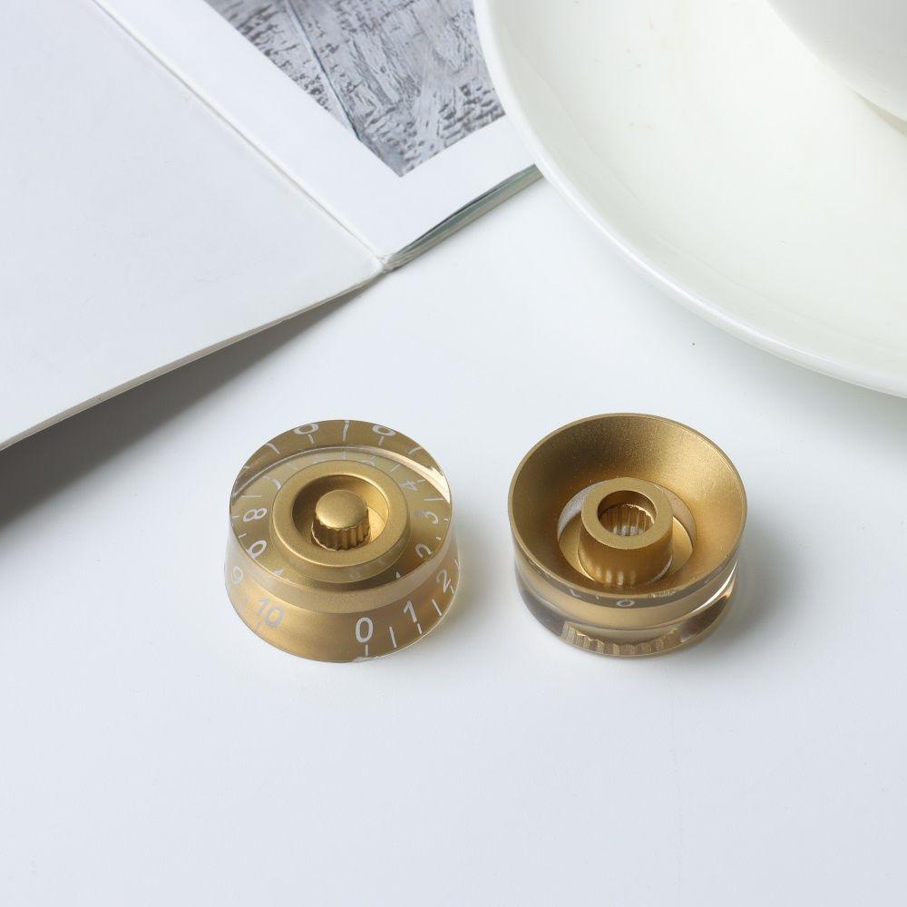CHOOKEY Nút Chỉnh Âm Lượng Đàn Guitar Bass Les Paul LP Màu Vàng Kèm Phụ Kiện