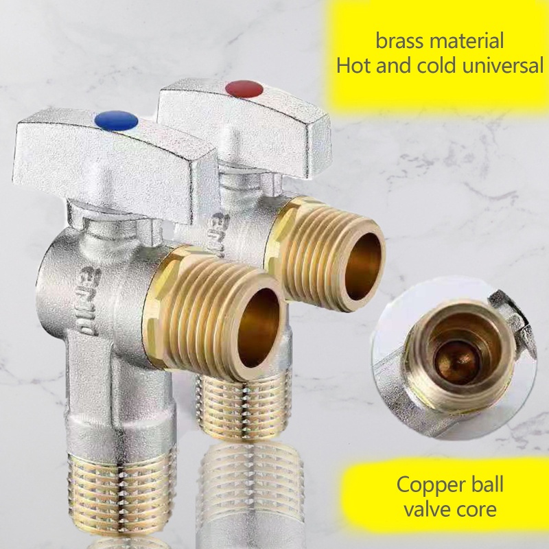 2 Van Tiết Lưu Nước Nóng / Lạnh 1 / 2 &quot;Dễ Lắp Đặt