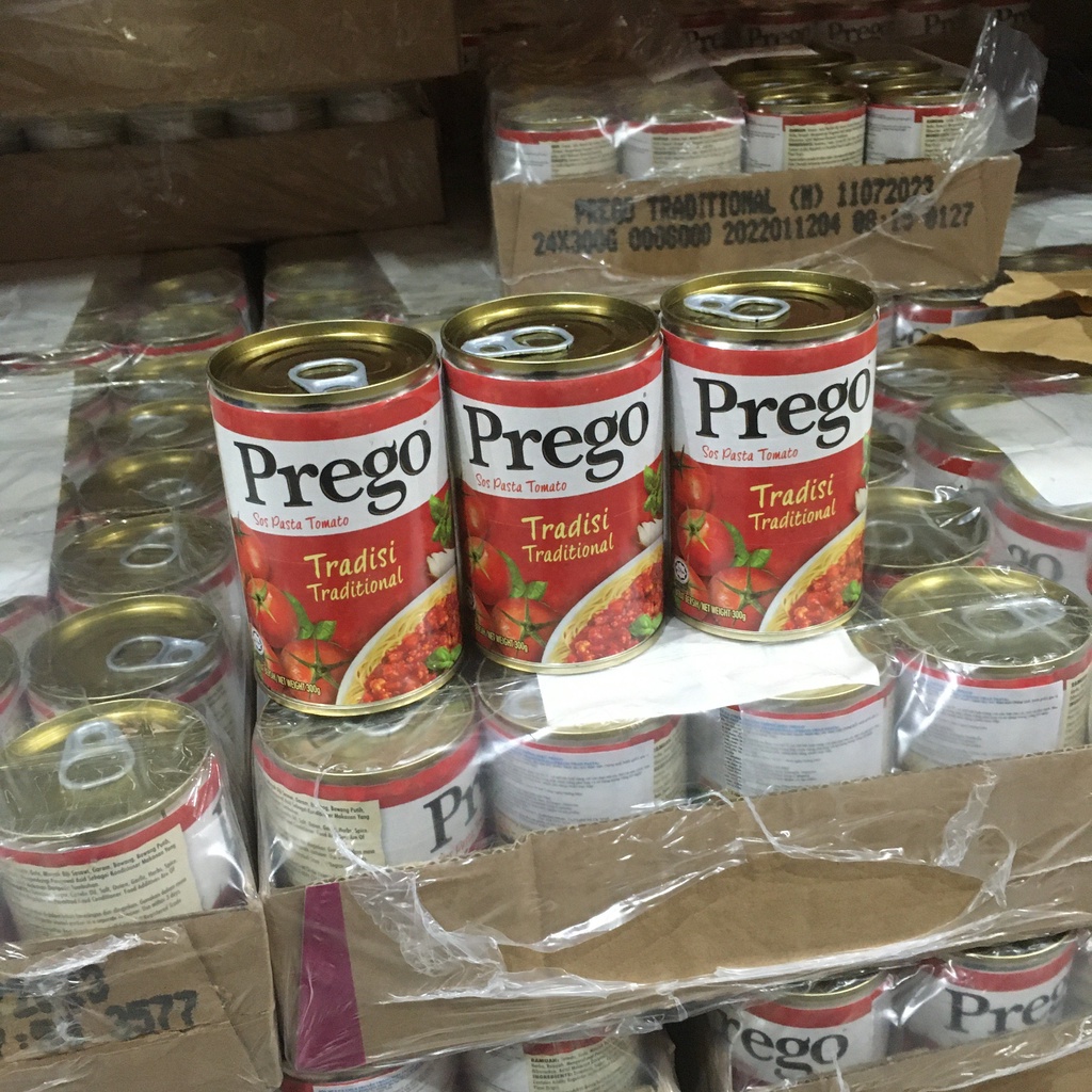 Sốt Mì Ý Cà Chua Truyền Thống Prego 300 g (Thương Hiệu Mỹ - SX Malaysia)