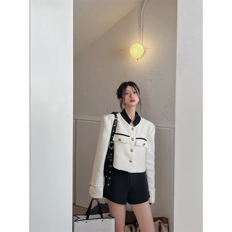 Áo Sơ Mi Trắng Dài Tay Phối Ren Thiết Kế Ngọt Ngào Kiểu Pháp Thời Trang Mùa Thu Cho Nữ