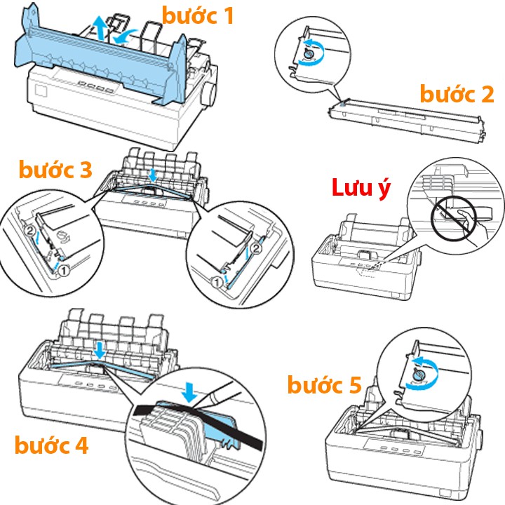 [Tiết Kiệm Hơn] Ruy băng Máy in Epson LQ310 Viet toner in rỏ, đậm đẹp giá rẻ