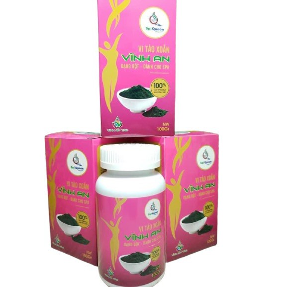 Tảo Bột [Vĩnh An Hồng] 100g dùng cấy tảo trong Spa/TMV giúp da sáng mịn, trắng hồng