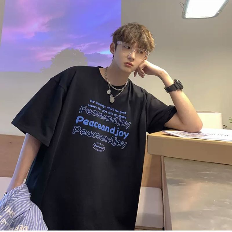 Áo thun Có sizeFull màu tay lỡ unisex Peaceandjoy