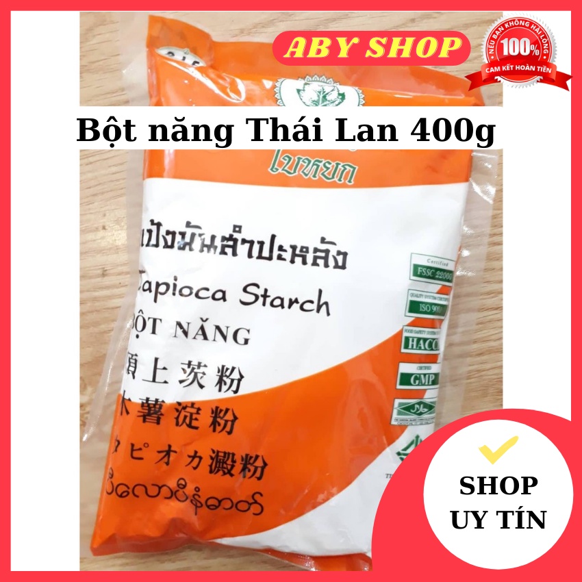 Bột năng Thái Lan 400g ⚡ CHẤT LƯỢNG CAO ⚡ bột năng được sử dụng để làm các loại sợi như: bún, bánh canh