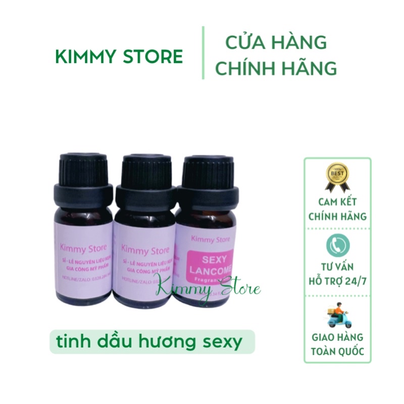 01 chai 10ml tinh dầu hương làm thơm nhiều mẫu