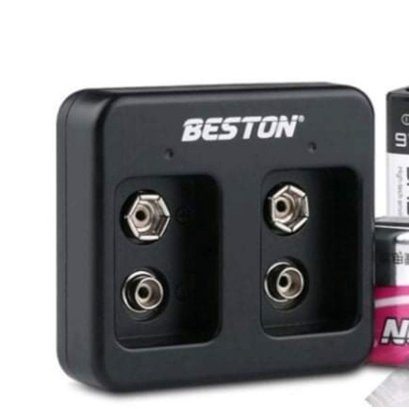 Pin vuông sạc Beston 9V Li-ion 800mAh/ 9V 1000mAh/ bộ sạc 2 khe/ bộ sạc 4 khe  dùng cho micro không dây ,...