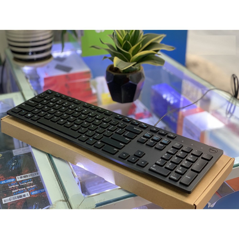 Bàn Phím Máy Tính Dell KB216 Có Dây Cho Máy Tính, Latop Chính Hãng - Bảo hành 12 tháng