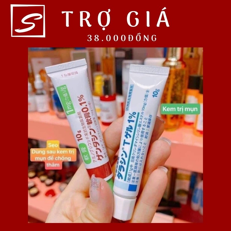 [Mã INCU1708 hoàn 15K xu đơn 50K] [AUTH] KEM NGĂN NGỪA MỤN, KEM LÀM MỜ SẸO GENTACIN 10g NHẬT BẢN | BigBuy360 - bigbuy360.vn
