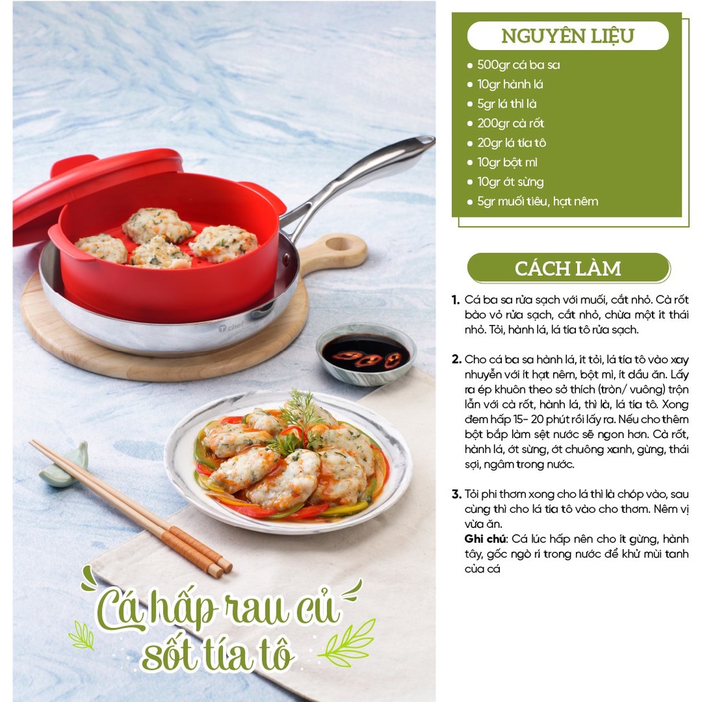 XỬNG HẤP 2 TẦNG STEAM IT ĐỎ - HÀNG CHÍNH HÃNG TUPPERWARE PHÂN PHỐI TẠI VIỆT NAM