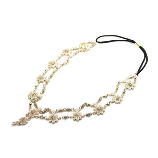 Vòng đội đầu headchain vàng đan phong cách boho (CÓ SẴN - HOẢ TỐC)