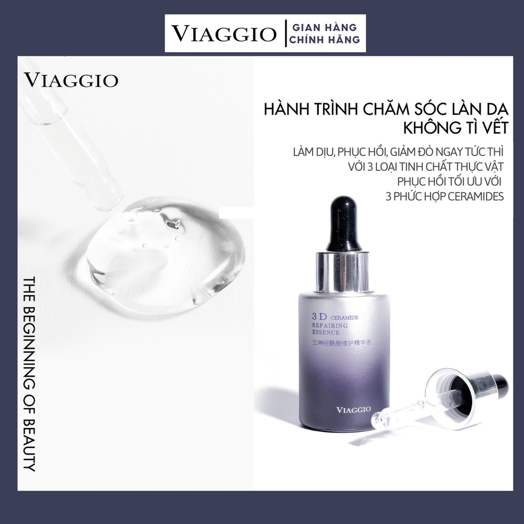 Serum Phục Hồi Chuyên Sâu Làm Dịu Da VIAGGIO 3D Ceramide Repairing Essence 30ml