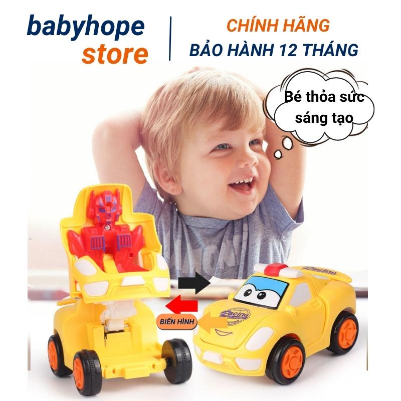 Oto đồ chơi biến hình cảnh sát người máy robot Robocar Poli, Đồ chơi cho bé BABYHOPE