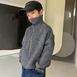 Áo Khoác Len cardigan Phong Cách Hàn Quốc Cho Bé Trai