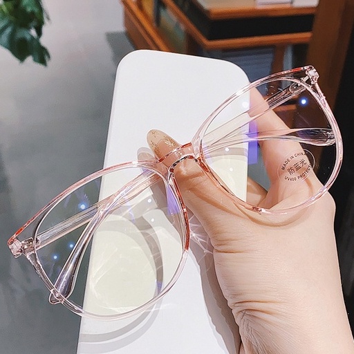 Mắt Kính Gọng Tròn Lớn Chống Ánh Sáng Xanh Thời Trang