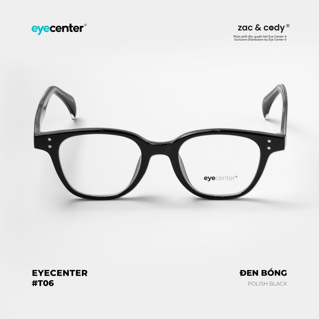 Gọng kính cận nam nữ chính hãng ZAC&CODY A112S lõi thép chống gãy cao cấp nhập khẩu by Eye Center Vietnam