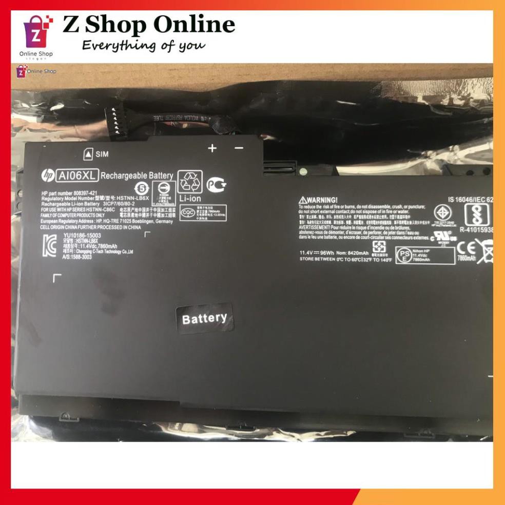 💖 Pin(Battery) 96Wh HP ZBook 17 G3 AI06XL Original
