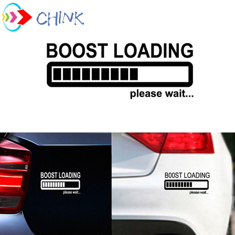 Miếng Dán Phản Quang Hình Chữ Boost Loading Please Wait.. Mới Nhiều Màu Trang Trí Xe Hơi