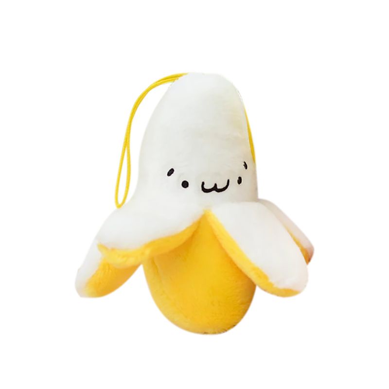 Móc khoá trang trí hình quả chuối siêu đáng yêu