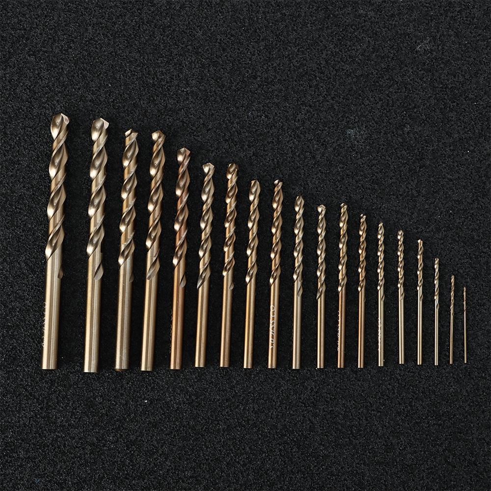 Mũi Khoan Xoắn Bằng Thép Không Gỉ 1.0-8.5mm Cobalt