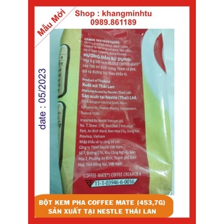 Bột kem Coffee Mate 457,3gram pha trà sữa, pha cà phê.