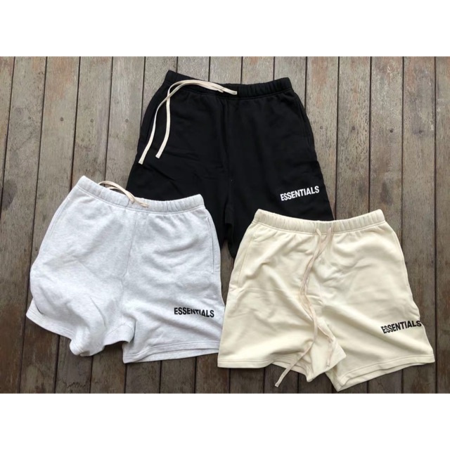 QUẦN SHORT FOG ESSENTIALS ĐEN - GIN STORE
