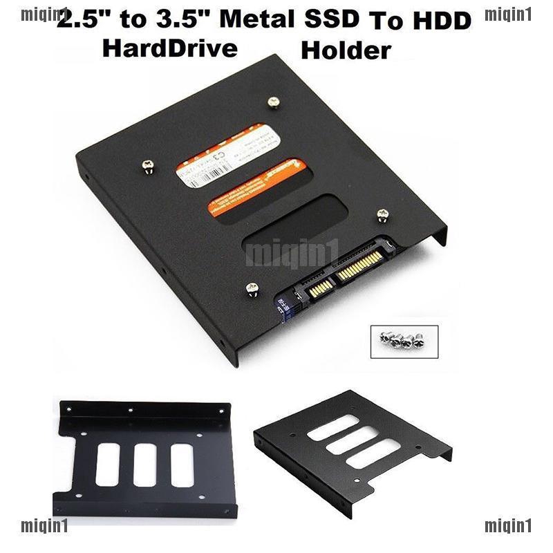 Khay kim loại đựng ổ cứng SSD HDD 2.5 " sang 3.5 "