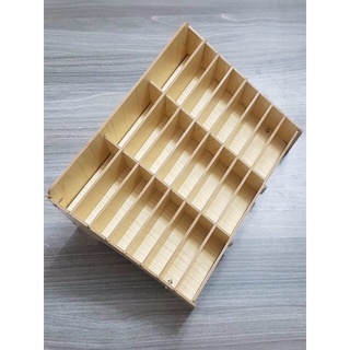 Kệ gỗ kỹ thuật 24 ngăn/ kệ để màn hình, điện thoại
