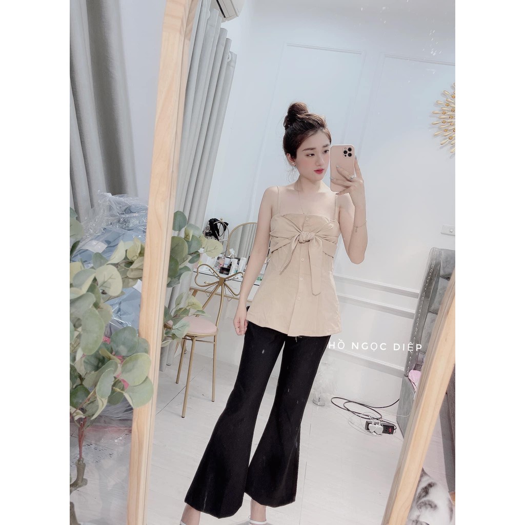 Set đồ nữ cá tính, set quần lửng áo quây đi chơi sang chảnh mùa hè đẹp 8A00060 | BigBuy360 - bigbuy360.vn