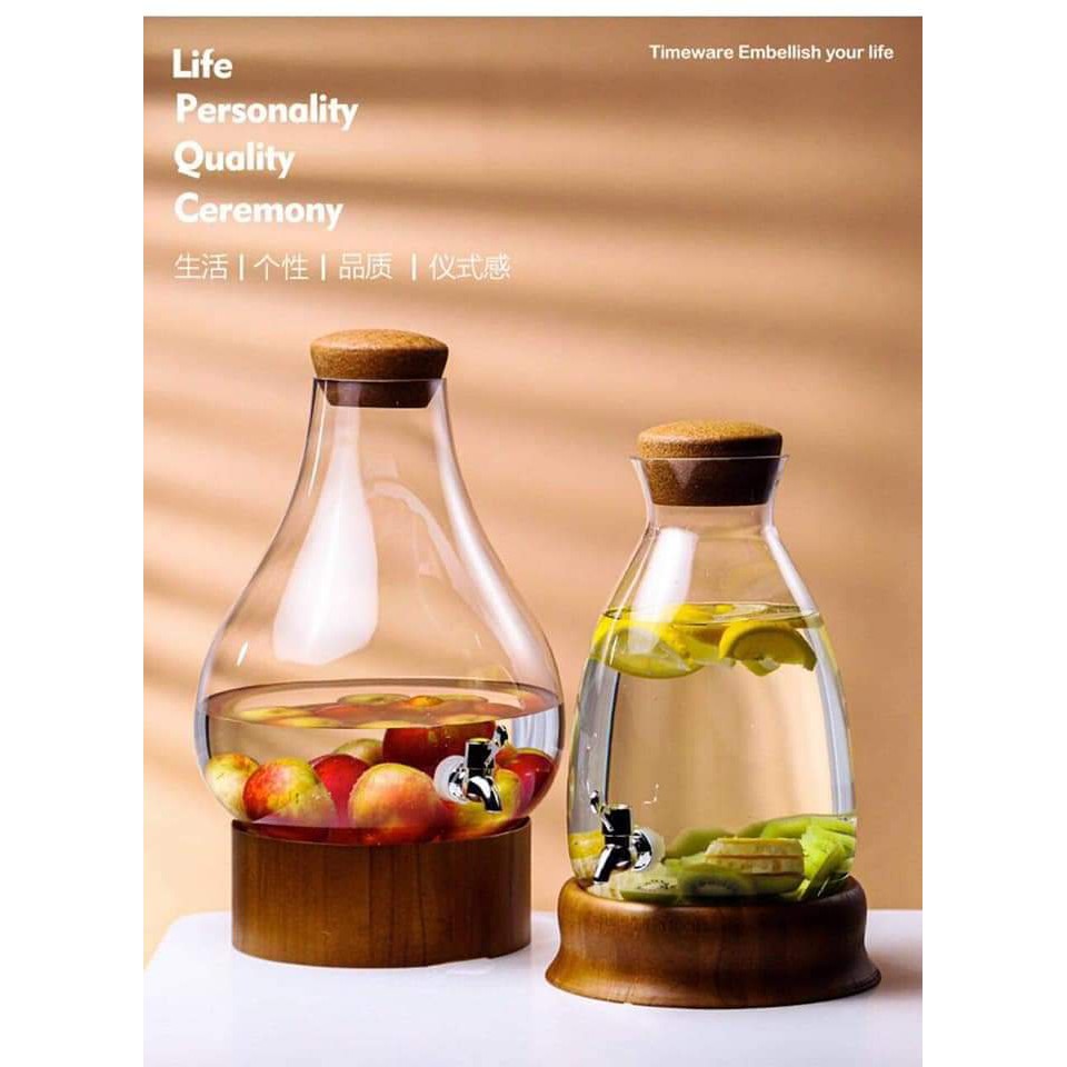 Bình Thủy Tinh Tròn Ngâm Ruou , Ngâm Sâm , Trái Cây , Đựng nước,...