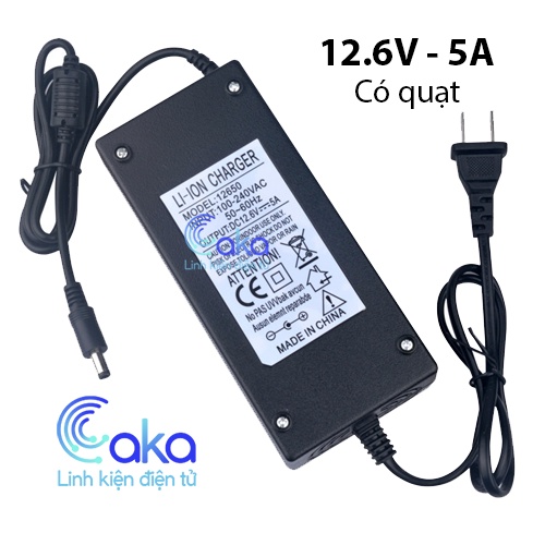 Sạc 3S 12.6V 5A có đèn báo đầy,chuyên sạc pin Li-ion 10.8V - 12V
