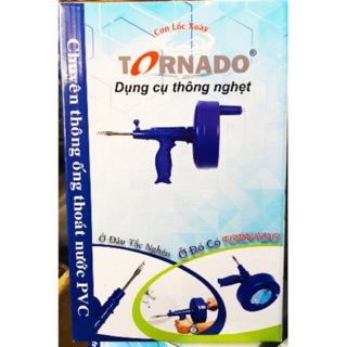 Máy Thông Tắc Cống Tornado lò xo dài 5m