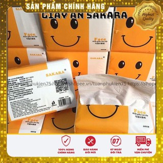 Giấy Ăn 🌸 Hàng Xịn 🌸 1 Gói - Giấy Ăn Cao Cấp SAKARA, Siêu Mịn, Siêu Dai, 4 Lớp, Hàng Nhập Khẩu -Cheap Case Store
