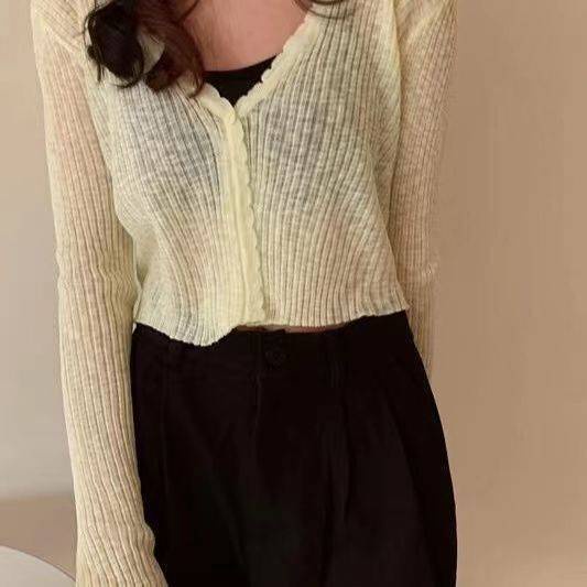 Áo khoác croptop nữ bigsize cardigan croptop áo croptop cổ lọ thời trang mùa hè đan