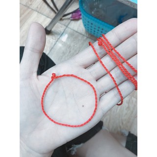 Dây chỉ đỏ may mắn 🍀