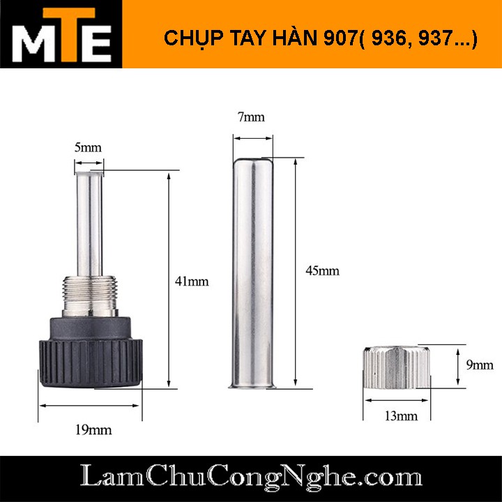 Đầu chụp mỏ hàn - thay thế cho mỏ hàn 907 936 ...