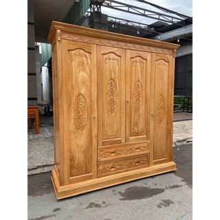 Tủ Áo gỗ gõ đỏ 1,8M X 2M